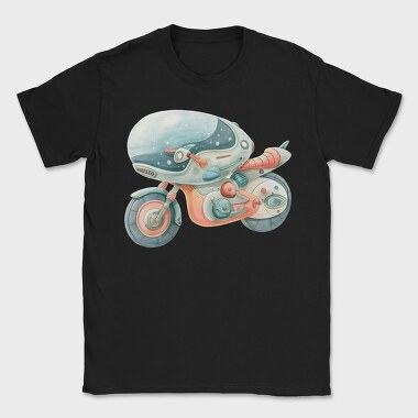 Space Motorcycle Ride, Tricou Barbati (Unisex)