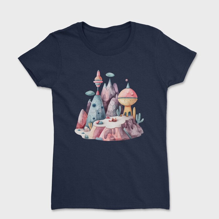 Space Planet Mountain, Tricou Femei