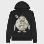Space Robot Art, Hanorac Oversize Barbati (Unisex)