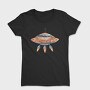 Space Ufo Clipart, Tricou Femei