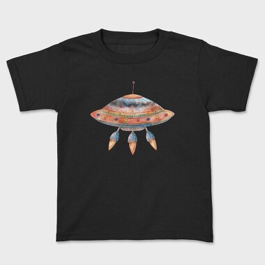 Space Ufo Clipart, Tricou Copii