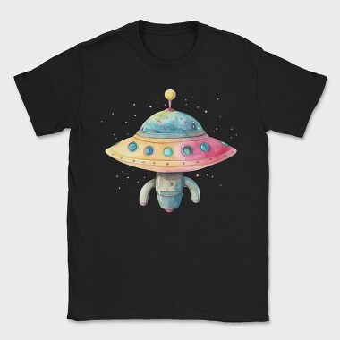 Spaceship Flying Ufo, Tricou Barbati (Unisex)