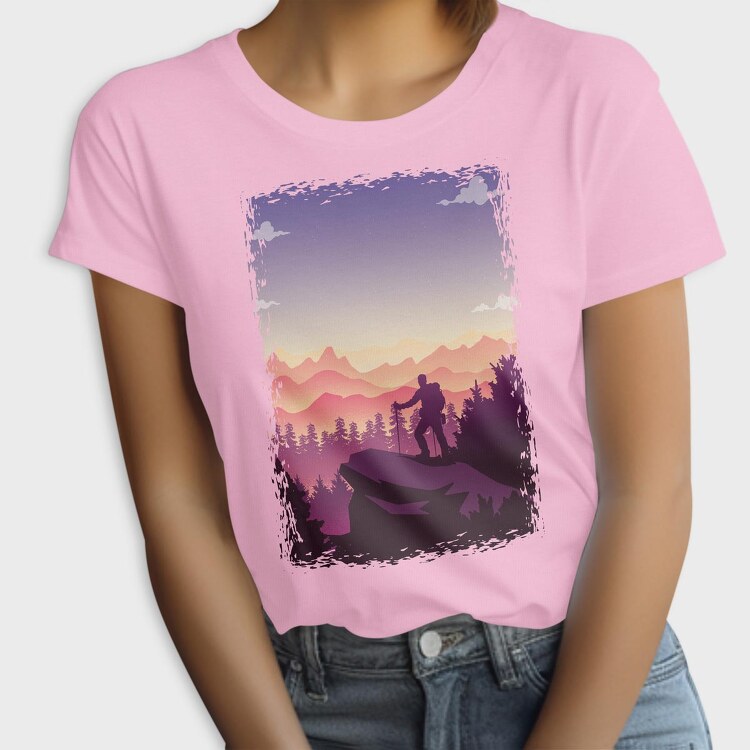 Poster Hiking, Tricou Femei