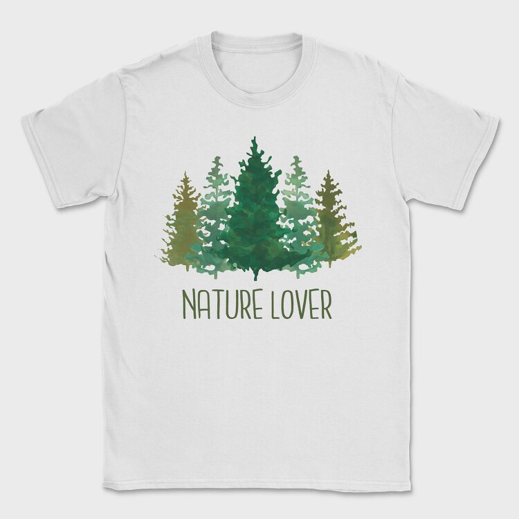 Nature Lover Pines, Tricou Barbati (Unisex)
