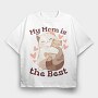 My Mom Is the Best, Tricou Oversize Barbati (Unisex)