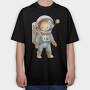 Space Adventure Kid, Tricou Oversize Barbati (Unisex)