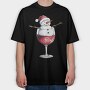 Snowman Wine, Tricou Oversize Barbati (Unisex)