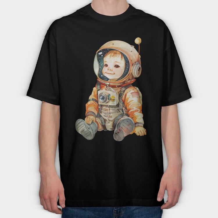 Space Baby Astro, Tricou Oversize Barbati (Unisex)