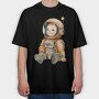 Space Baby Astro, Tricou Oversize Barbati (Unisex)
