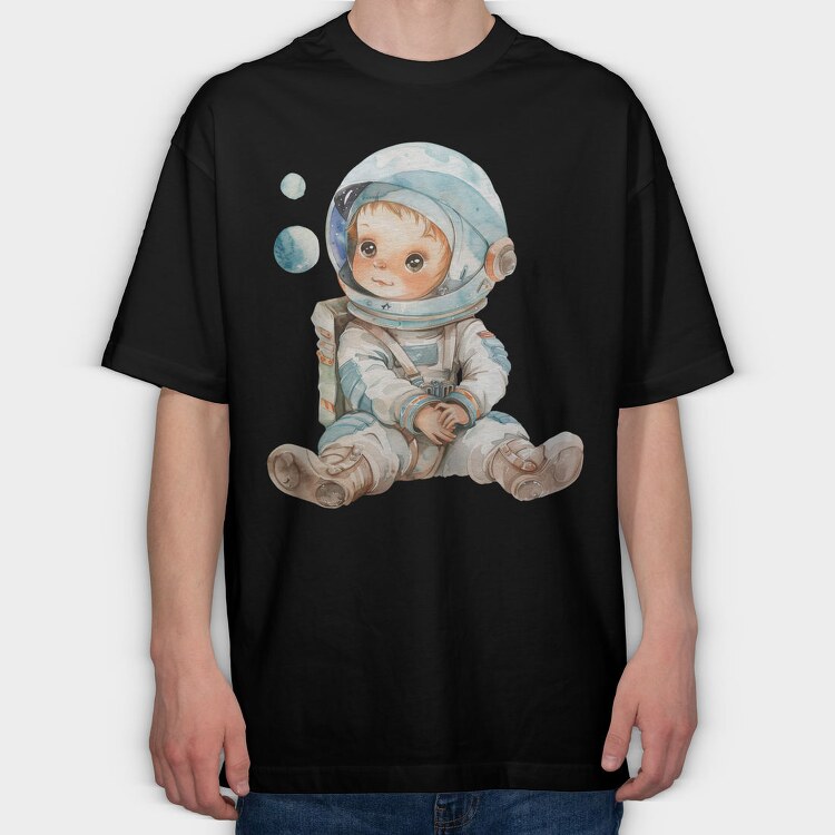Space Toddler Astro, Tricou Oversize Barbati (Unisex)