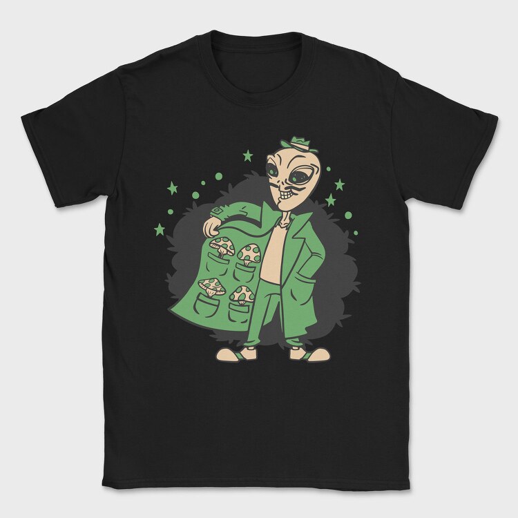 Mushroom Alien 2, Tricou Barbati (Unisex)