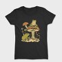 Mushrooms Frogs Nature, Tricou Femei