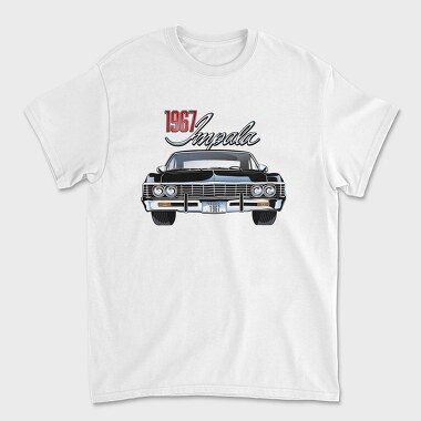 1967 Impala Classic Car Artwork, Tricou Barbati (Unisex)