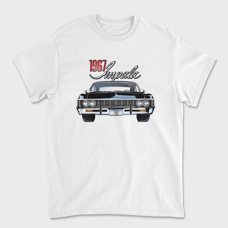 1967 Impala Classic Car Artwork, Tricou Barbati (Unisex)