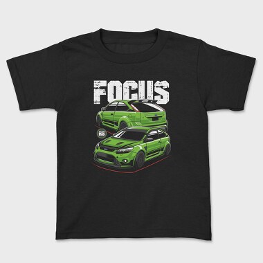 Green Focus Rs Fast Car, Tricou Copii