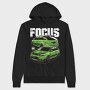 Green Focus Rs Fast Car, Hanorac Oversize Barbati (Unisex)
