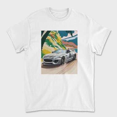 Jaguar F Type Speed Cruise, Tricou Barbati (Unisex)