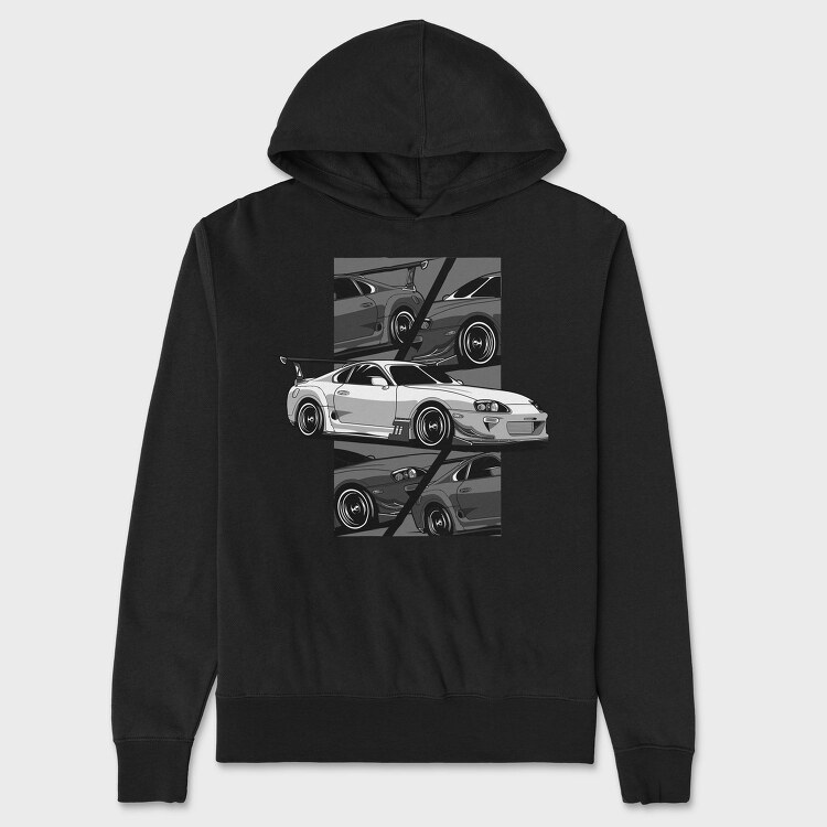 Jdm Supra Fast Stance Garage, Hanorac Oversize Barbati (Unisex)