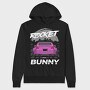 Pink Car Rocker City Skyline, Hanorac Oversize Barbati (Unisex)