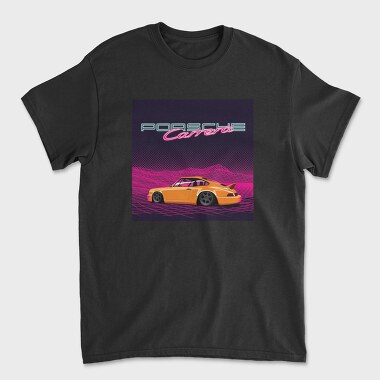 Porsche Carrera Night Grid, Tricou Barbati (Unisex)
