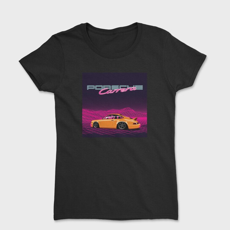 Porsche Carrera Night Grid, Tricou Femei