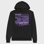 R32 Gtr Garage Purple, Hanorac Oversize Barbati (Unisex)