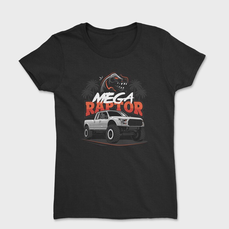 Raptor Truck Palm Ocean Sunset, Tricou Femei