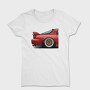 Red Car Modern Stance Fast Mod, Tricou Femei