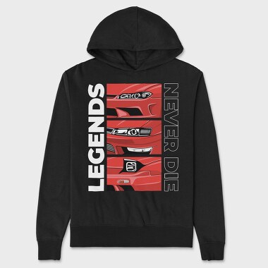 Red Car Stance Sport Modern, Hanorac Oversize Barbati (Unisex)