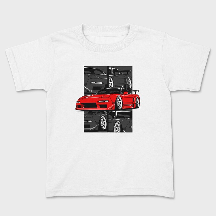 Red Nissan 240Sx Stance, Tricou Copii