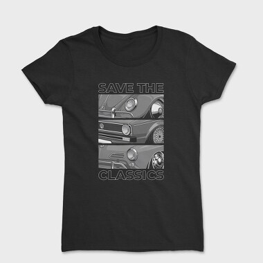 Save The Classics 1960S Car Artwork, Tricou Femei
