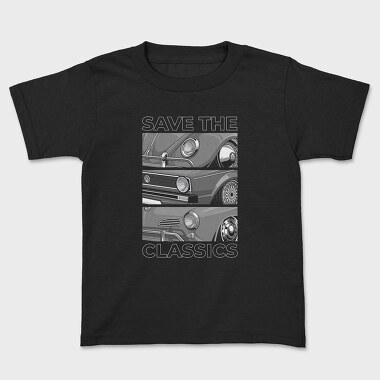 Save The Classics 1960S Car Artwork, Tricou Copii