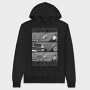 Save The Classics 1960S Car Artwork, Hanorac Oversize Barbati (Unisex)