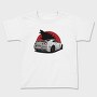 Silver Nissan Gtr Wolf Red Moon, Tricou Copii