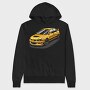 Speed Car Gold Fast Metallic, Hanorac Oversize Barbati (Unisex)