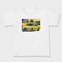 Yellow Bmw 5 Series Fast Mod, Tricou Copii