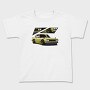 Yellow Nissan 240Sx Stance Fast, Tricou Copii