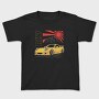 Yellow Nissan Rx7 Fast Metallic, Tricou Copii