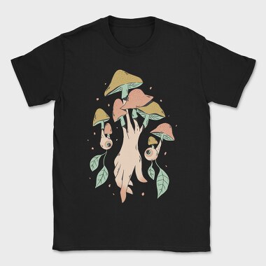 Mushroom Hand, Tricou Barbati (Unisex)
