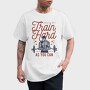 Train Hard, Tricou Barbati (Unisex)