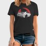 Silver Nissan Gtr Wolf Red Moon, Tricou Barbati (Unisex)