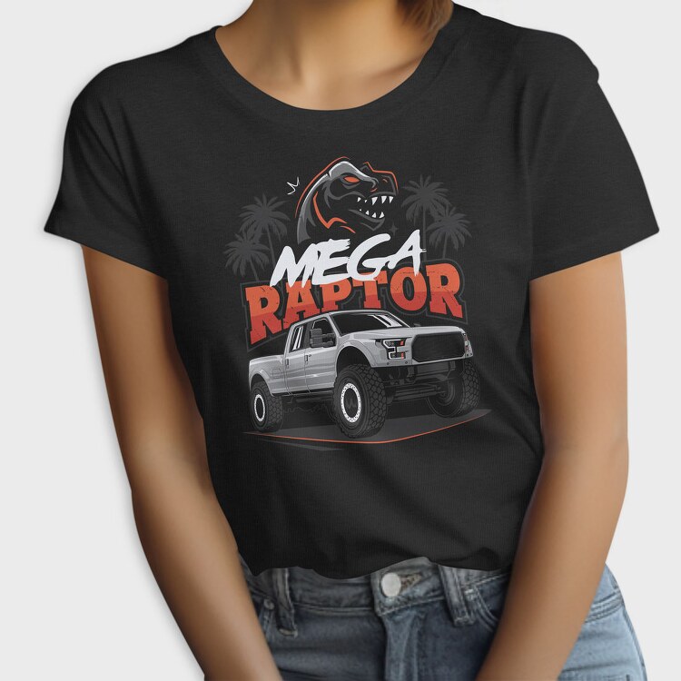 Raptor Truck Palm Ocean Sunset, Tricou Femei