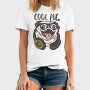 Pug Cool, Tricou Barbati (Unisex)