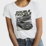 Double Trouble Nissan 240Sx Stance Fast, Tricou Femei