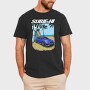 Beach Car Sport Sunny Palm, Tricou Barbati (Unisex)