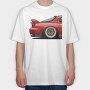 Red Car Modern Stance Fast Mod, Tricou Oversize Barbati (Unisex)