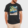 Coastal Speed Car Palm Ocean, Tricou Barbati (Unisex)