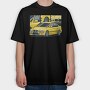 Yellow Bmw 5 Series Fast Mod, Tricou Oversize Barbati (Unisex)