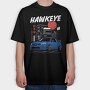 Jdm Subaru Wrx Stance Red Skyline, Tricou Oversize Barbati (Unisex)