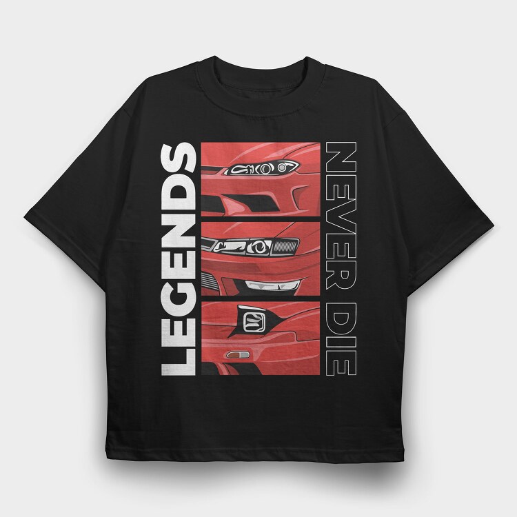 Red Car Stance Sport Modern, Tricou Oversize Barbati (Unisex)